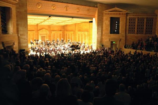 The Symphony at its home venue, The Peristyle at the Toledo Museum of Art.