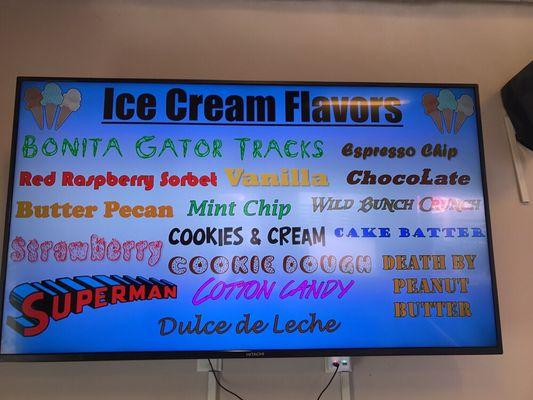 Our homemade ice cream guaranteed to make your taste buds dance!!!