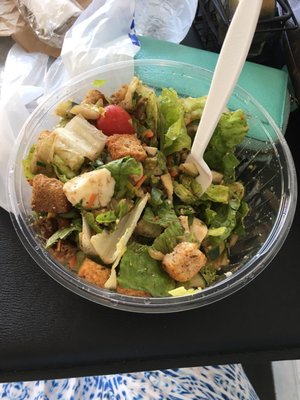 Wish they had more dressing options, or at least fresh lemon