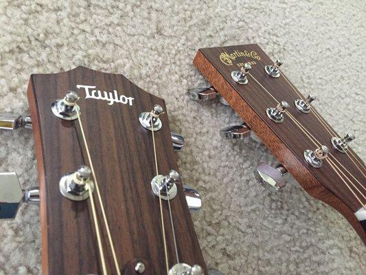 Martin dcpa4 and Taylor 314 ce