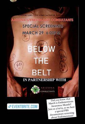 Below the Belt- documentary on endometriosis!