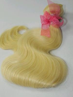 7(A) 100% Virgin Human Hair Russian Blonde. IN Bodywave and Straight . Available in 18-30 inches