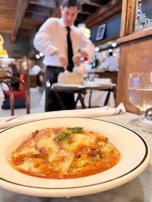 Table side Cacio e Pepe