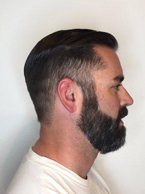 Men's cut and beard