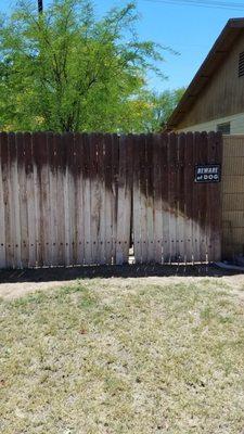 Old RV gate that we replaced