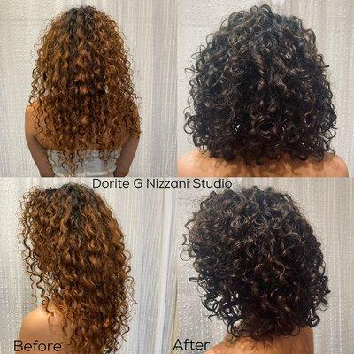 Natural curls come back to life!
Curly hair cut. Hydrated hair.
Organic Permanent HairColors