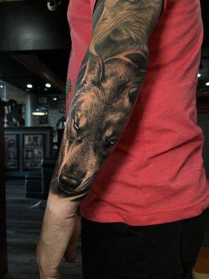 Wolf tattoo