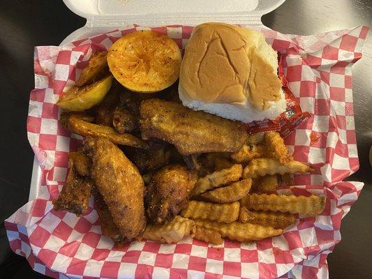 Hot lemon pepper wings!!!!