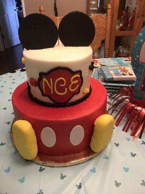 Mickey Mouse 1st Birthday Cake