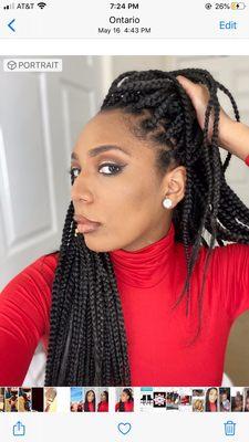 Crochet box braids!