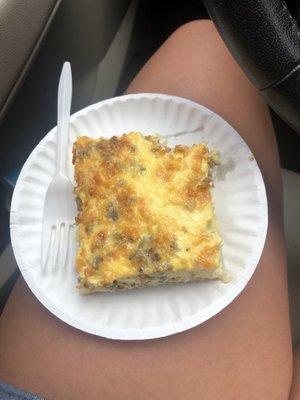 Sausage quiche