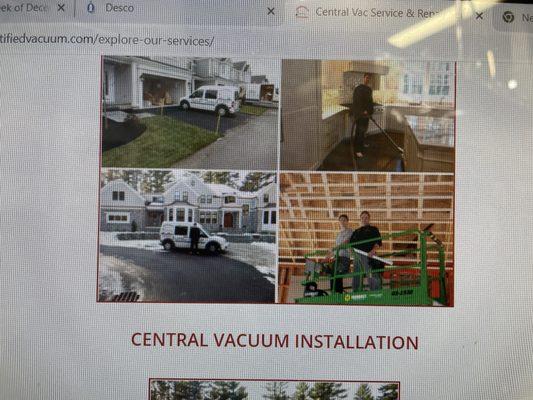 Central Vacuum Installation