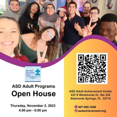 Join us for our Open House on November 2nd from 4 pm-6 pm!