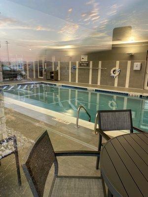 Indoor pool and fitness room