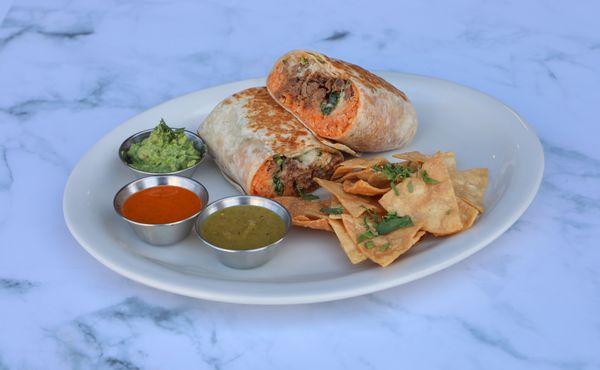 Ranchera Asada burrito