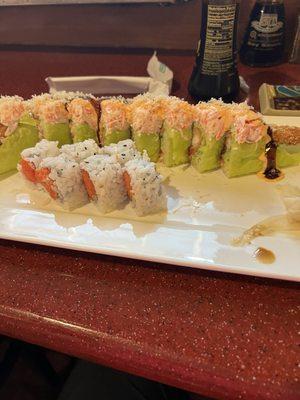 Sushi - Dragon and Spicy Tuna