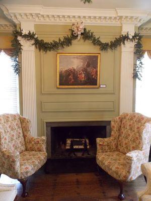 Interior fireplace