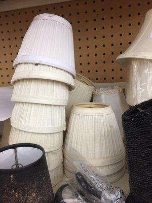 Mini lamp shades. May get one for my mom since one of hers burned.