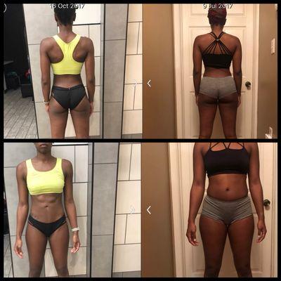 Client 3 month transformation