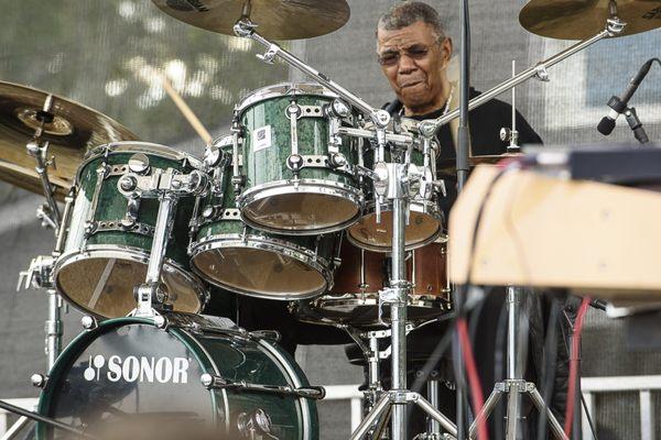 Jack DeJohnette performing at the Drum Boogie Festival. Photo credit: Rudy Lu