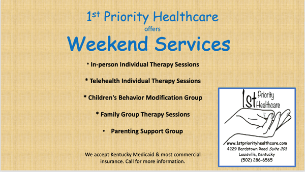 1st Priority weekend services