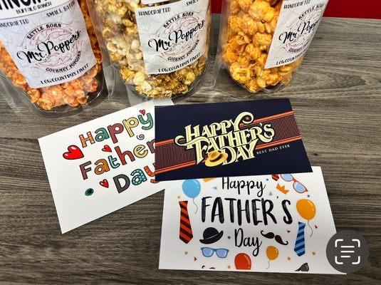 Happy Fathers Day!  DADSRULE15 gets you 15% off in store or online at www.mrpopperskettlekorn.com