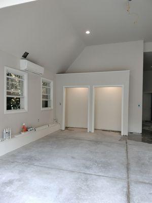 Garage renovated