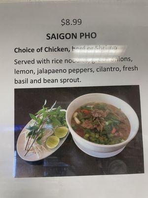 Saigon Pho noodles