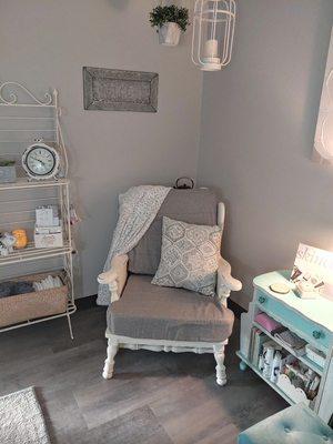 Manicure/Pedicure chair at Cloud Nine