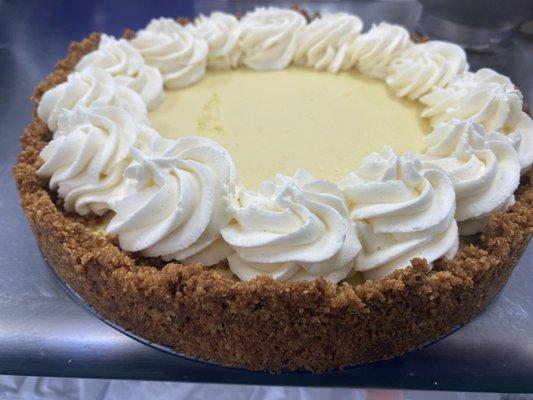 "Our decadent Key Lime Pie"