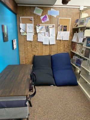 Teen area at Oakhurst Library