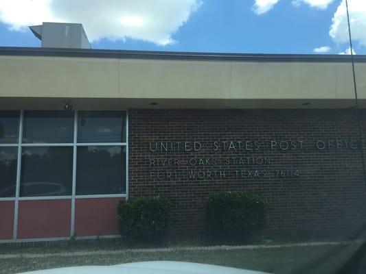 Front of the post office