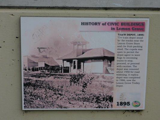 The many civil buildings that had been built here in Lemon Grove and the many more years of History .