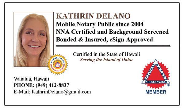 Mobile Notary Public