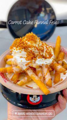 Carrot Cake Funnel Fries