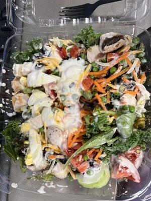 Salad from salad bar