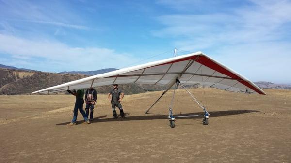 Launching at the Tres Pinos Training Site