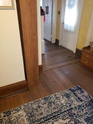 Refinished 1897 floors. Perfect for our old farmhouse.