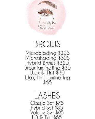 Price list.