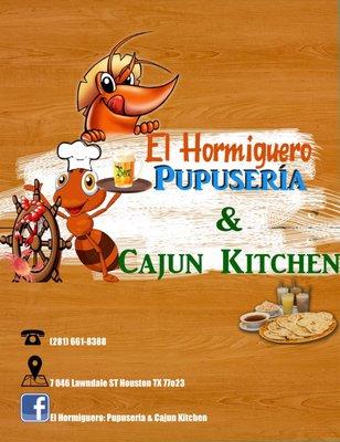 EL HORMIGUERO PUPUSERIA &a CAJUN KITCHEN