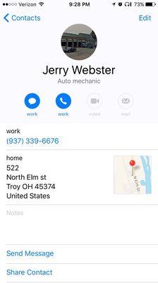 Webster's Auto Repair - Troy