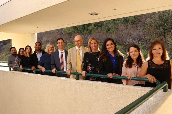 Our immigration services team is enjoying some fresh air outside our immigration law office in San Diego, CA.