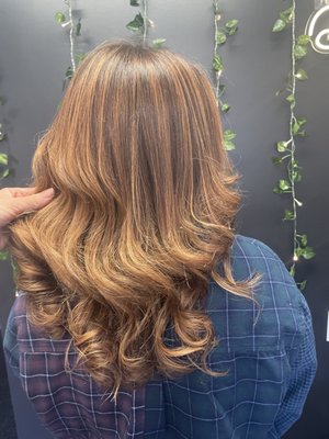 Caramel balayage