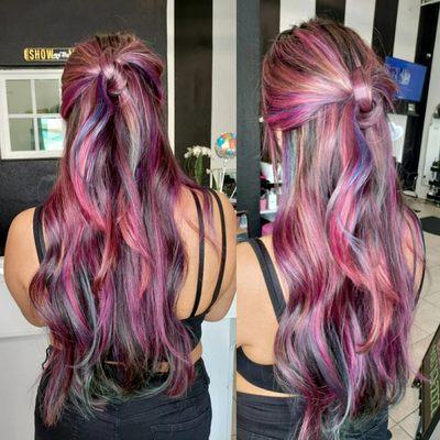 Unicorn rainbow vivid done by Taylor