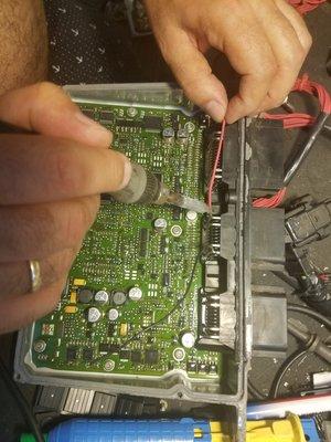 Repairing an Engine Control Modules (ECM)