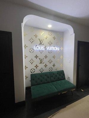 Gold Gilding Custom Design/ Neon Light Installation