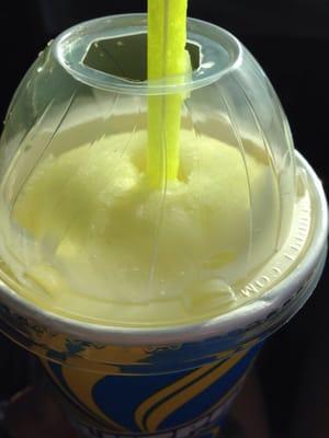 Lemonade slurpee!! Mmmm....