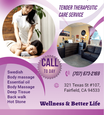 As Licensed massage professionals, my intention is to provide quality care, 
inspire others toward better health, and utilize...