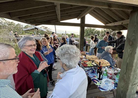 A family gathering at service club park!