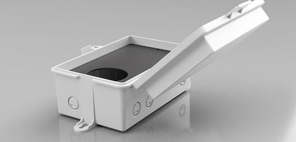 Injection molded enclosure. Design for Manufacturing.